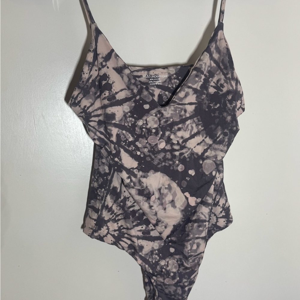 Tie-Dye One-Piece Swimsuit